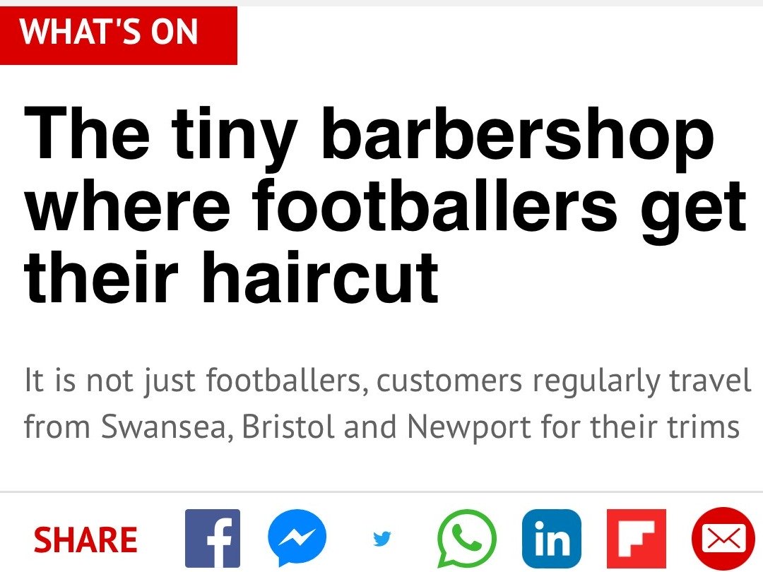 BARBER TO THE STARS!
